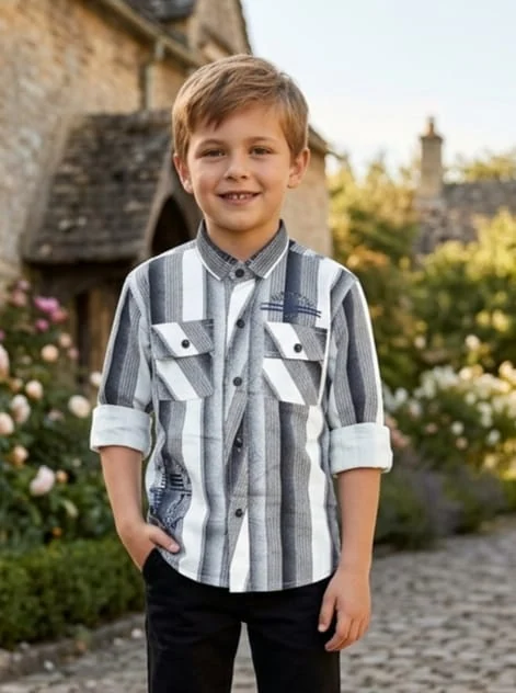 An everyday striped button-down.